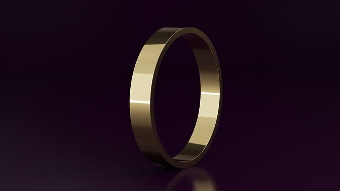 plain Ring N06  Free 3D print model
