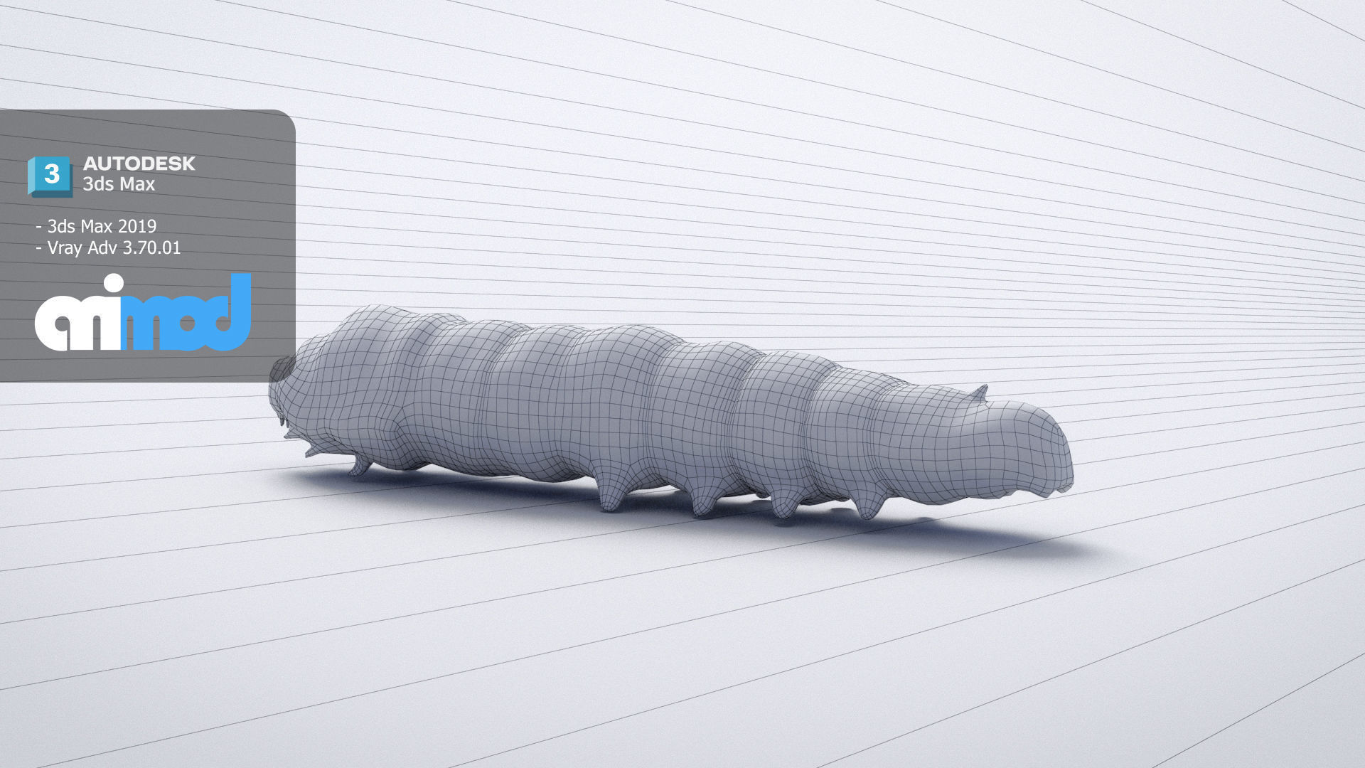 Silkworm 3D model_9