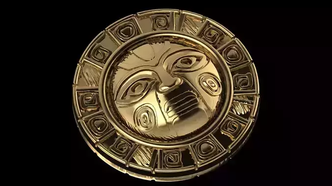 MEDALLON PRE INCAS 3D Model