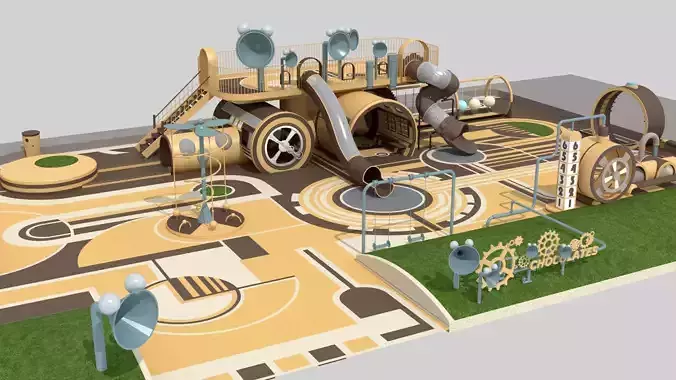 Mechanical Park Theme Playground