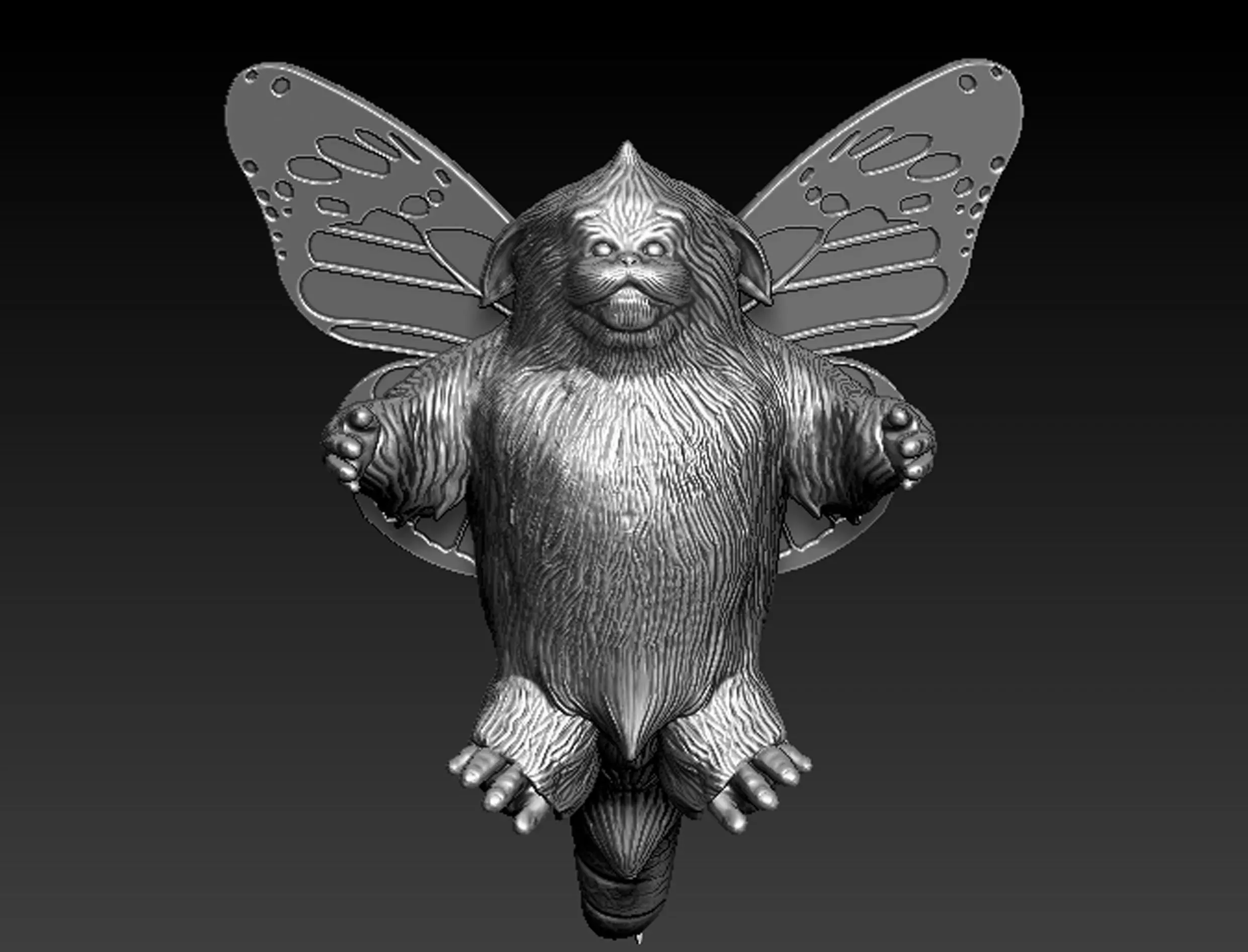 FUZZBALL - STAR WARS SKELETON CREW 3D print model_0