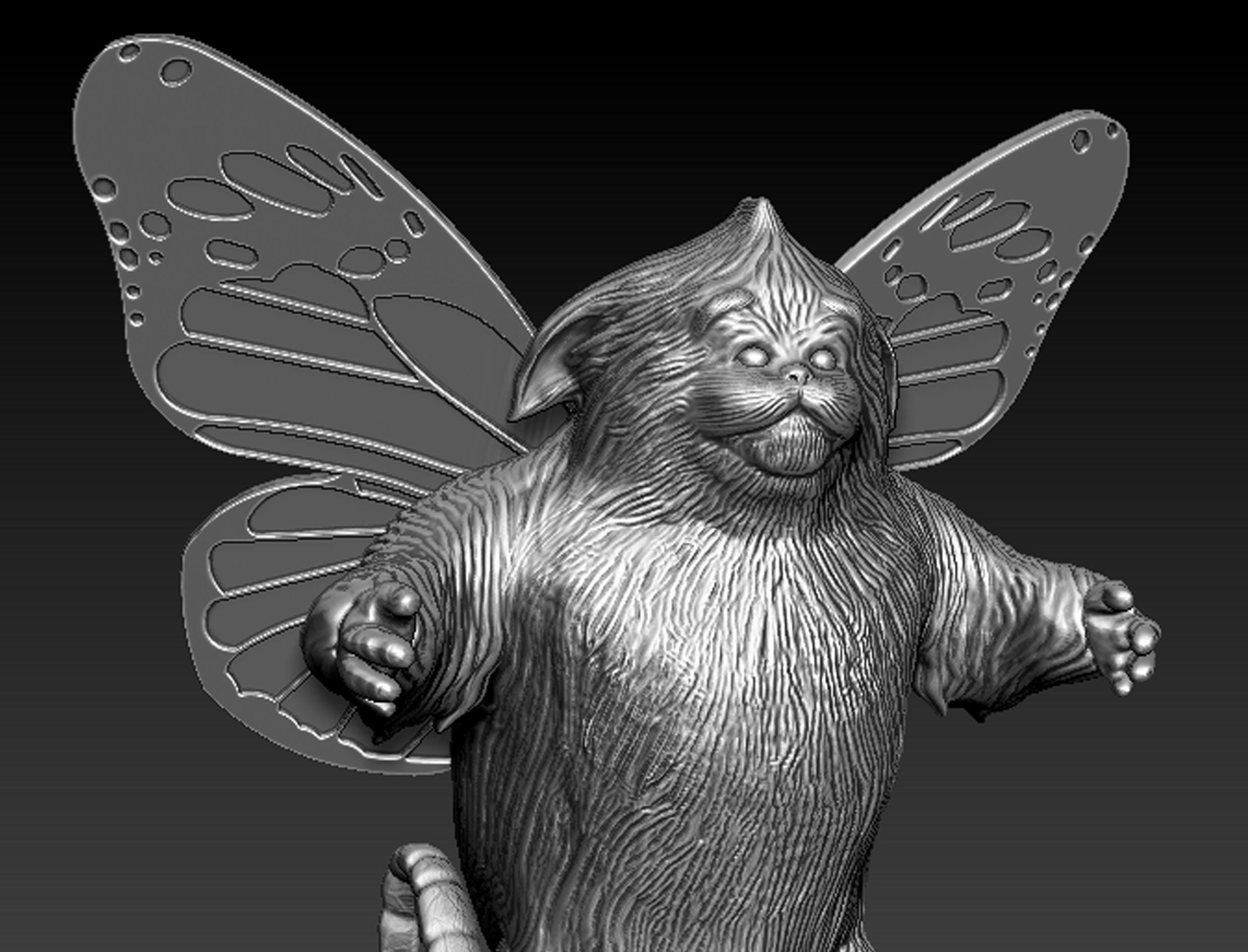 FUZZBALL - STAR WARS SKELETON CREW 3D print model_1