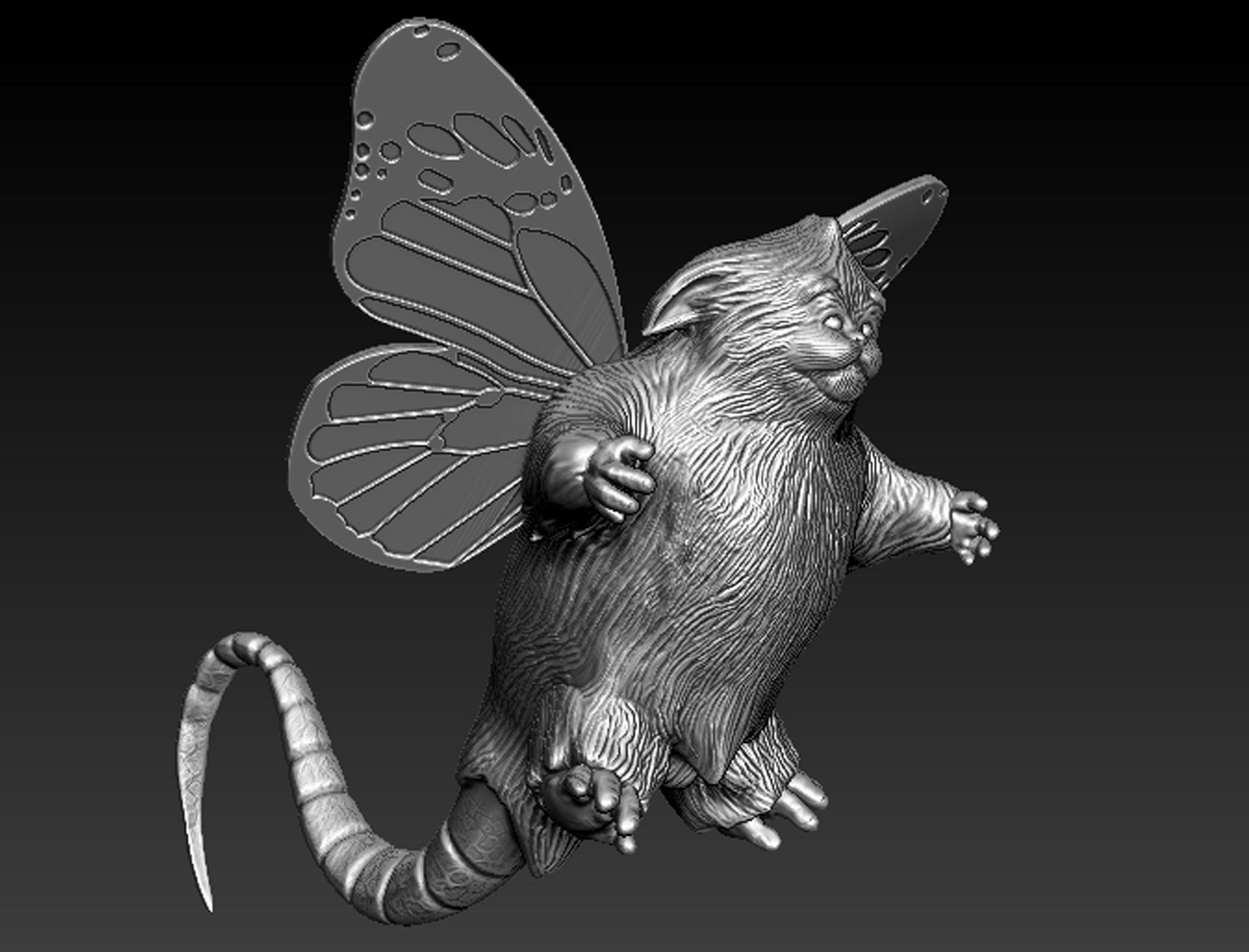 FUZZBALL - STAR WARS SKELETON CREW 3D print model_2