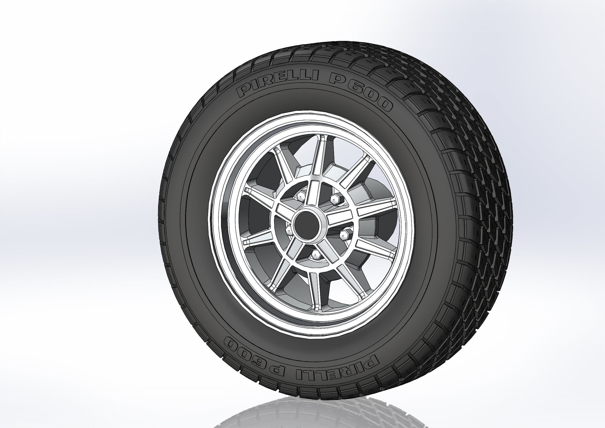 Wheels Legendary Wheels LW10 15inch for scale model 3D print model_8