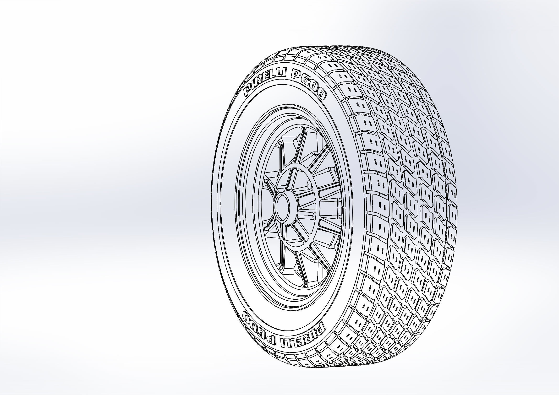 Wheels Legendary Wheels LW10 15inch for scale model 3D print model_2