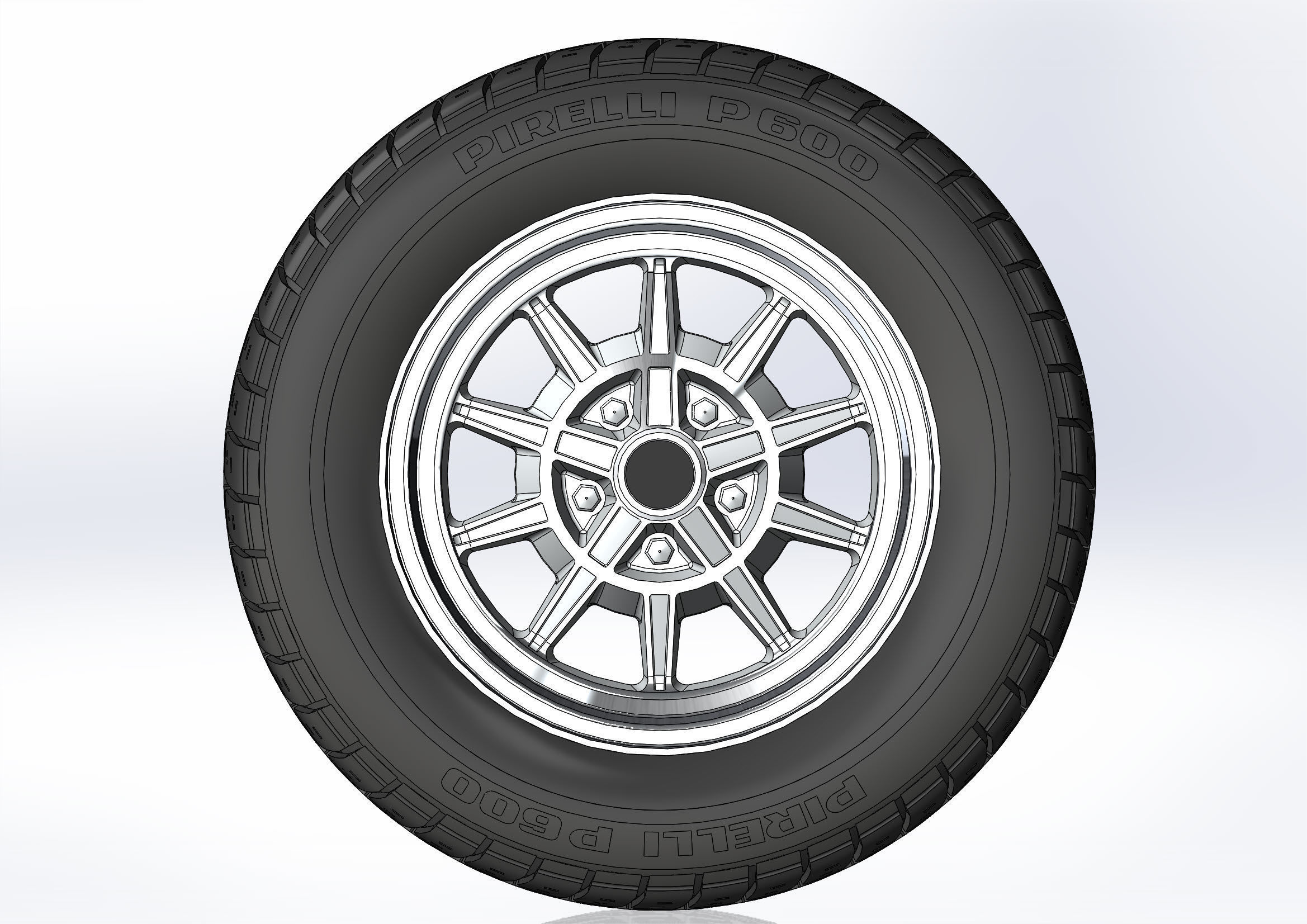 Wheels Legendary Wheels LW10 15inch for scale model 3D print model_6