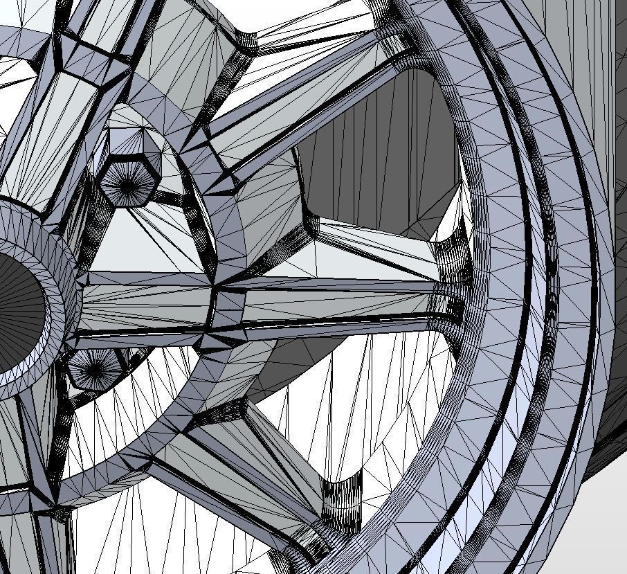 Wheels Legendary Wheels LW10 15inch for scale model 3D print model_16