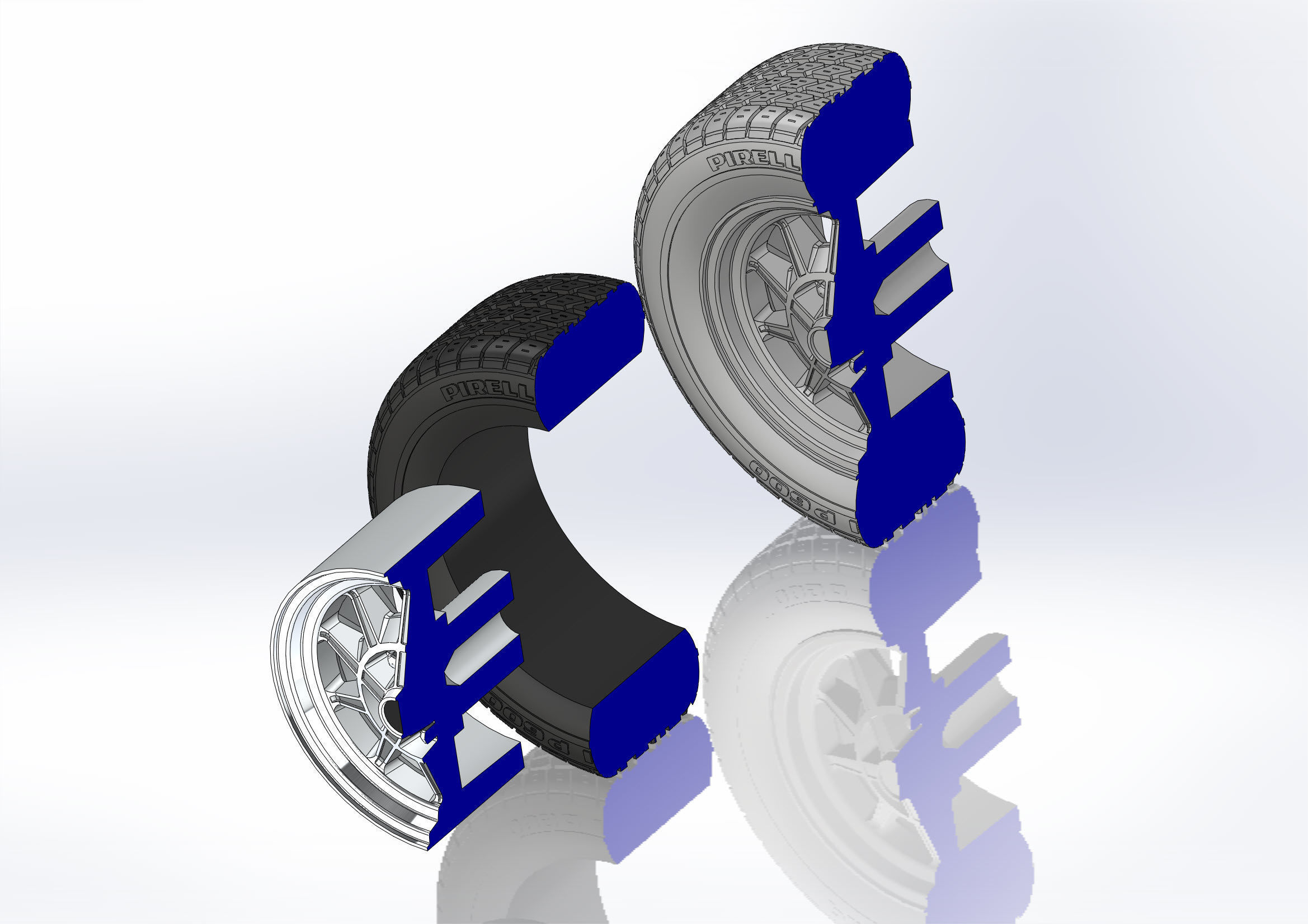 Wheels Legendary Wheels LW10 15inch for scale model 3D print model_10