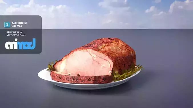 Roast Meat 3D model