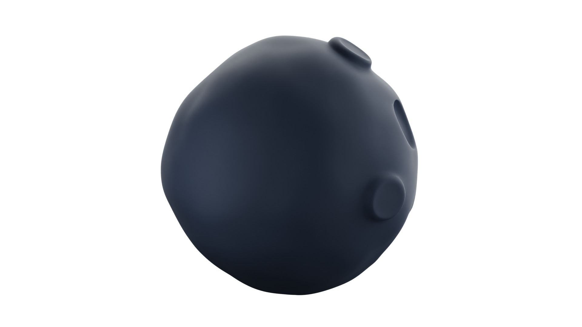 Moon 3d Illustration 3D model_13