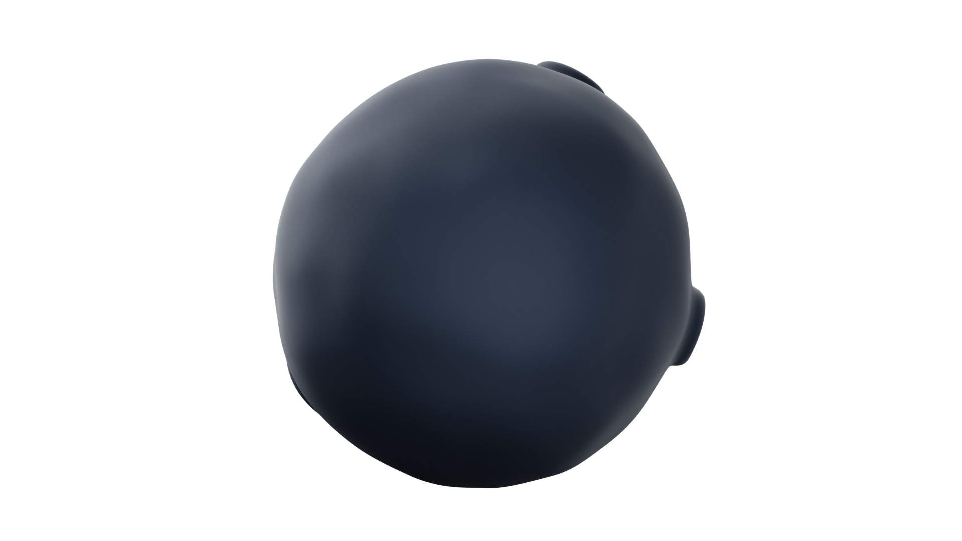 Moon 3d Illustration 3D model_10