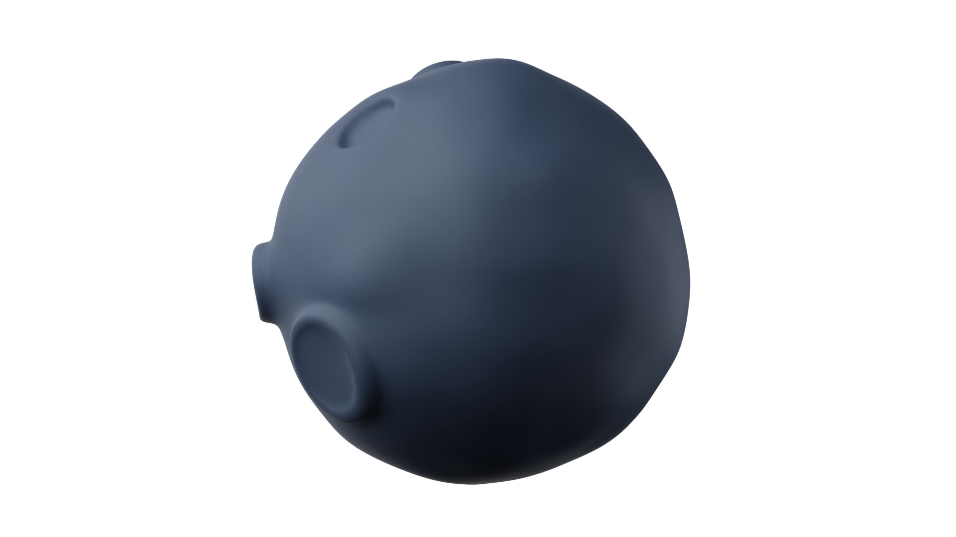 Moon 3d Illustration 3D model_6