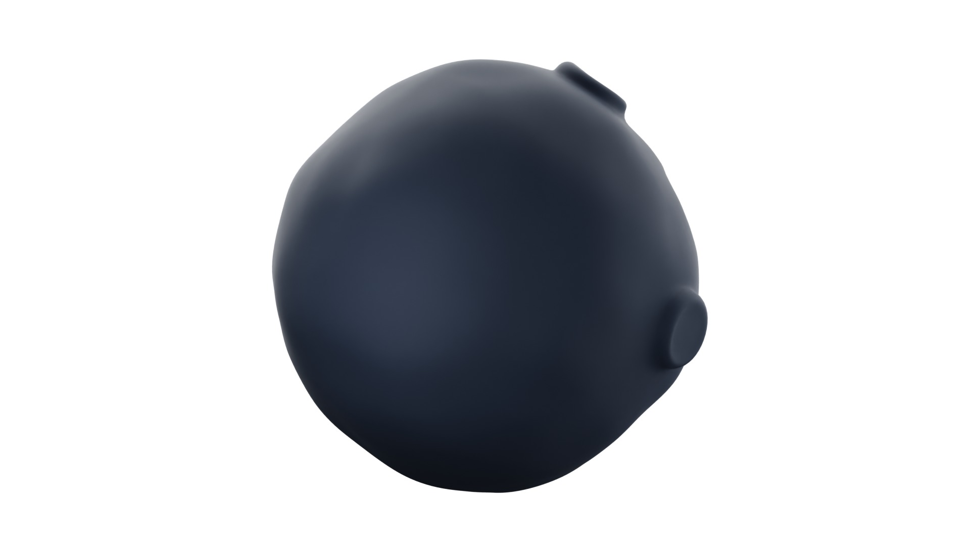 Moon 3d Illustration 3D model_12