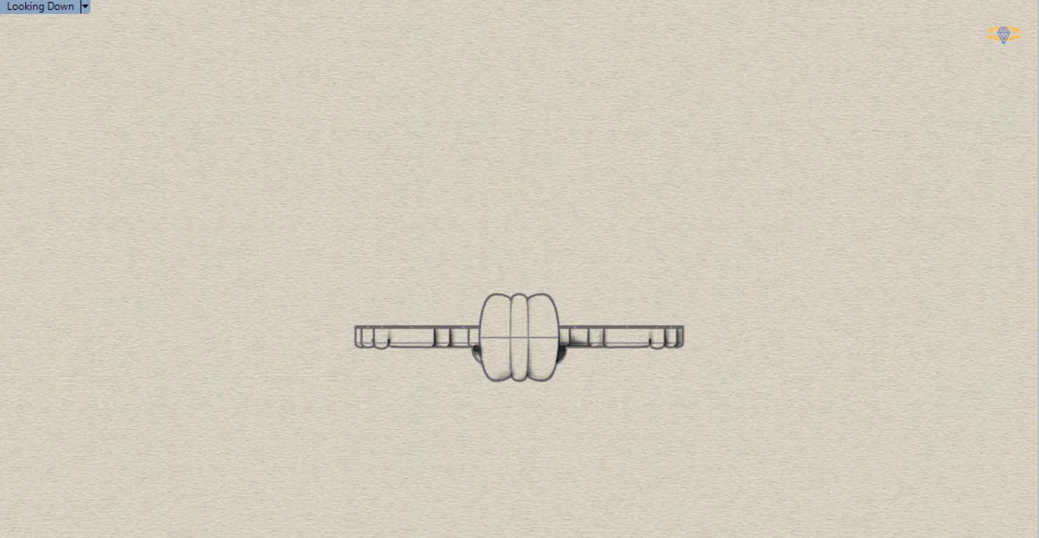 Gold cross pendant gp0405 3D print model_7