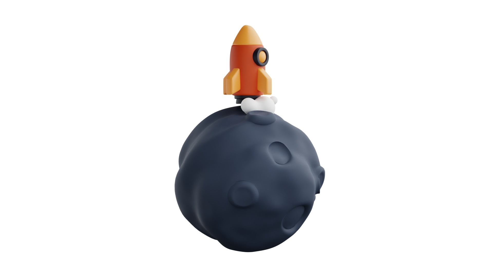 Moon Landing 3D model_15