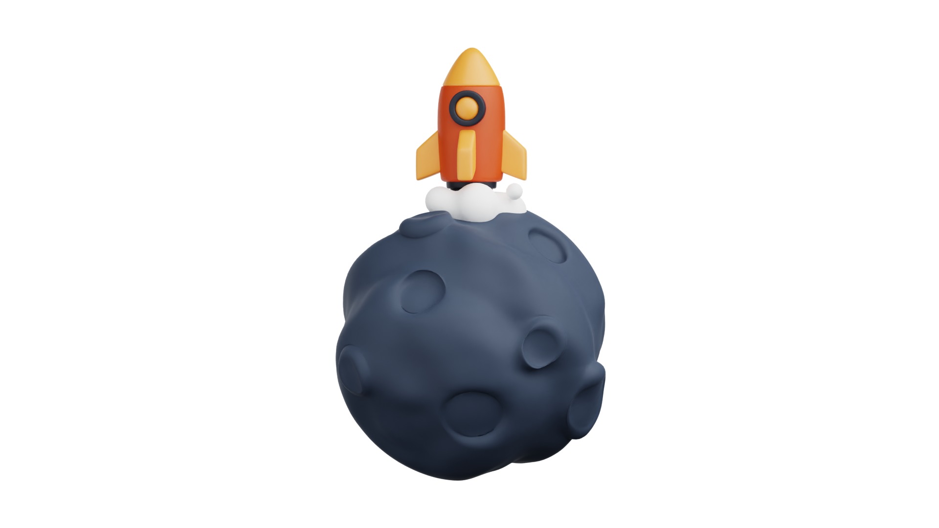 Moon Landing 3D model_18