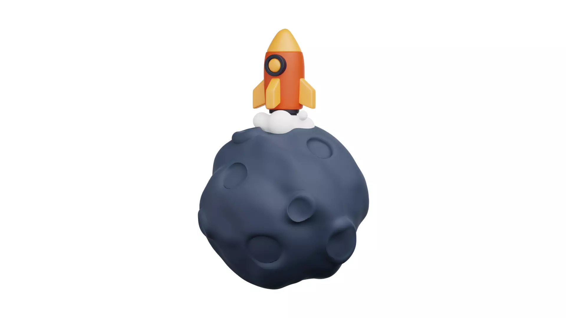 Moon Landing 3D model_0