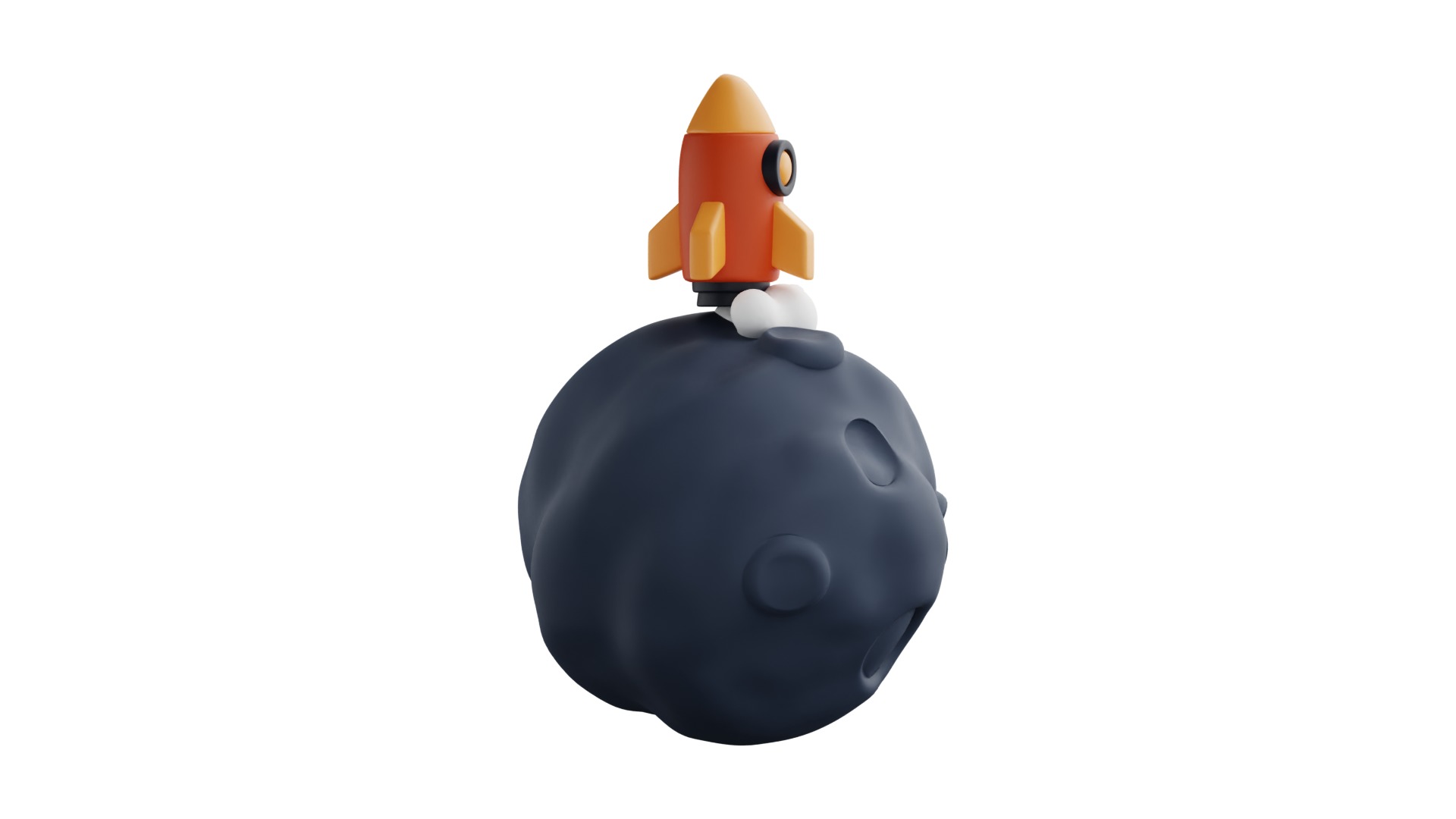 Moon Landing 3D model_14