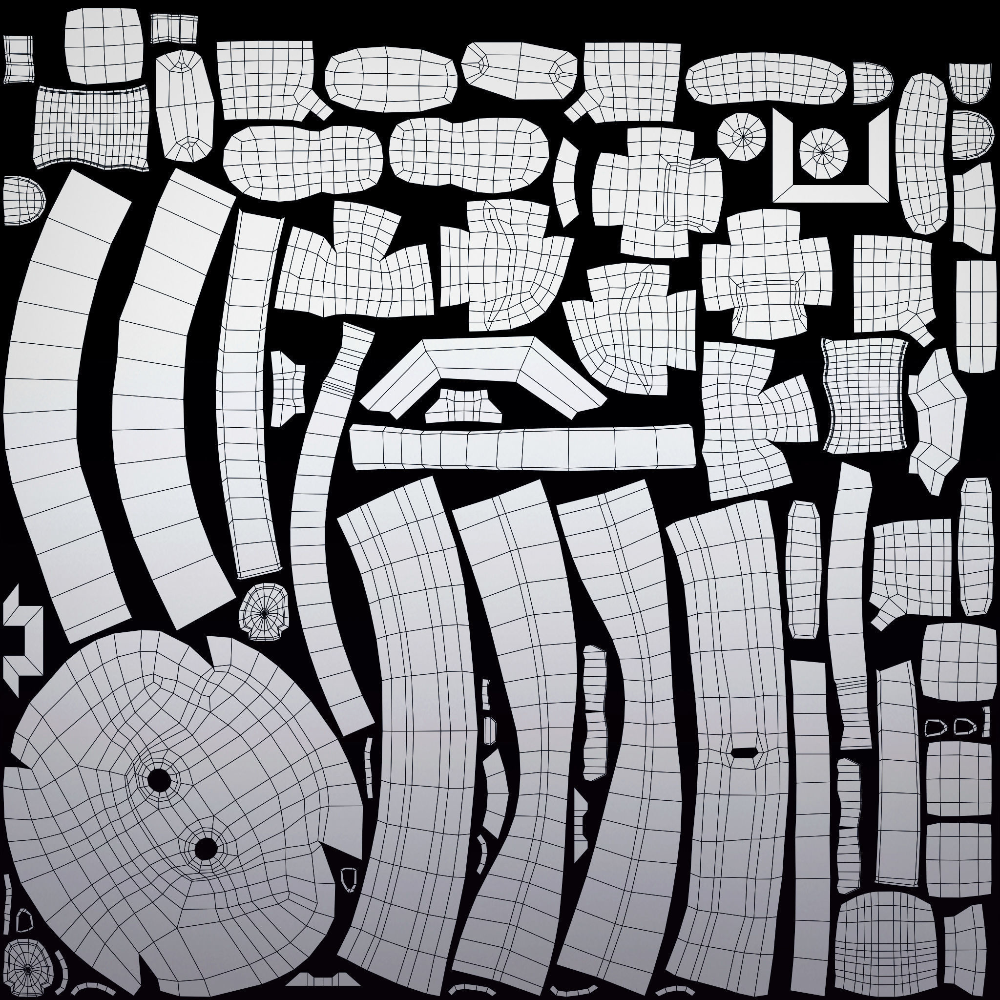 Fantasy Engineer 3D Female Character Model Low-poly 3D model_18