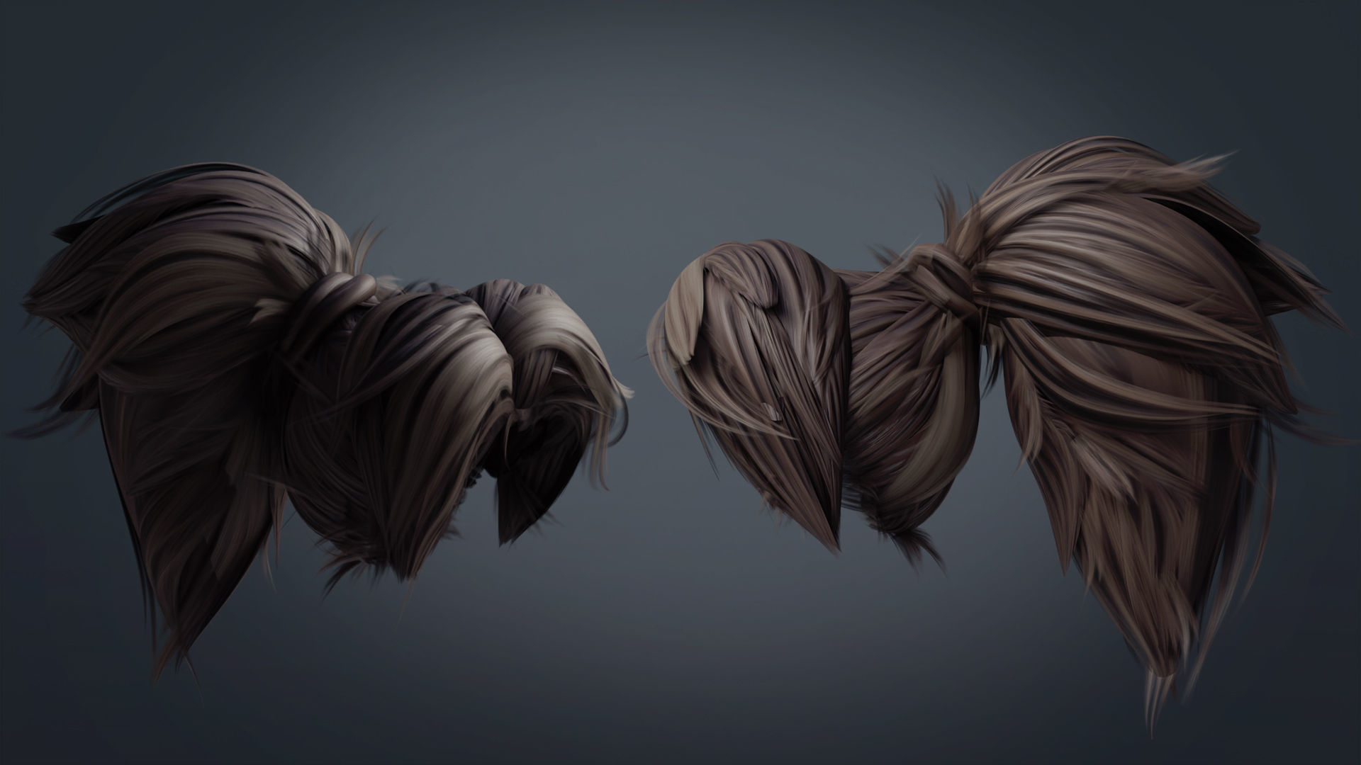 Fantasy Engineer 3D Female Character Model Low-poly 3D model_15