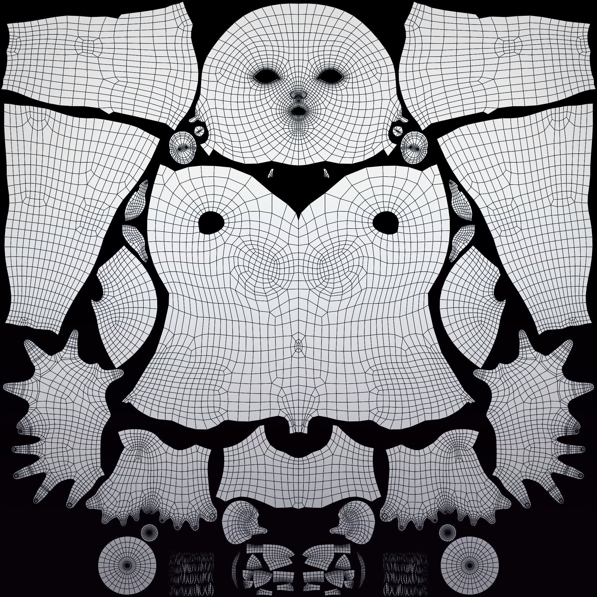 Fantasy Engineer 3D Female Character Model Low-poly 3D model_17