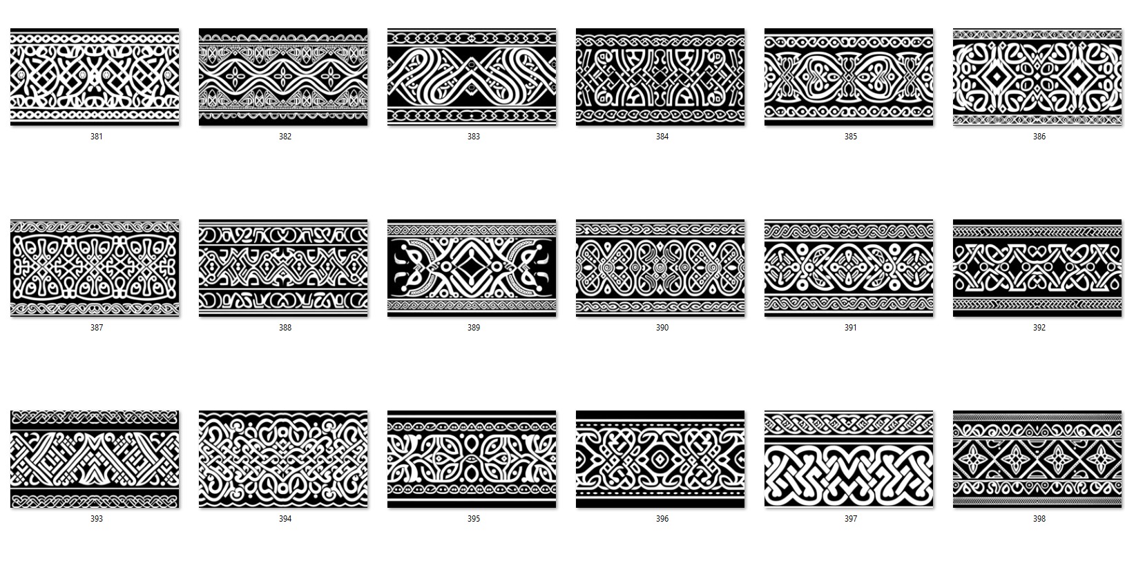 500 Viking Shape Trim Alpha  Vol 01 3D model_7