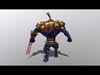 Black Jaguar Low-poly 3D model_1