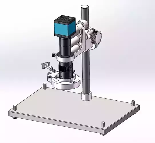 Microscope assembly drawing