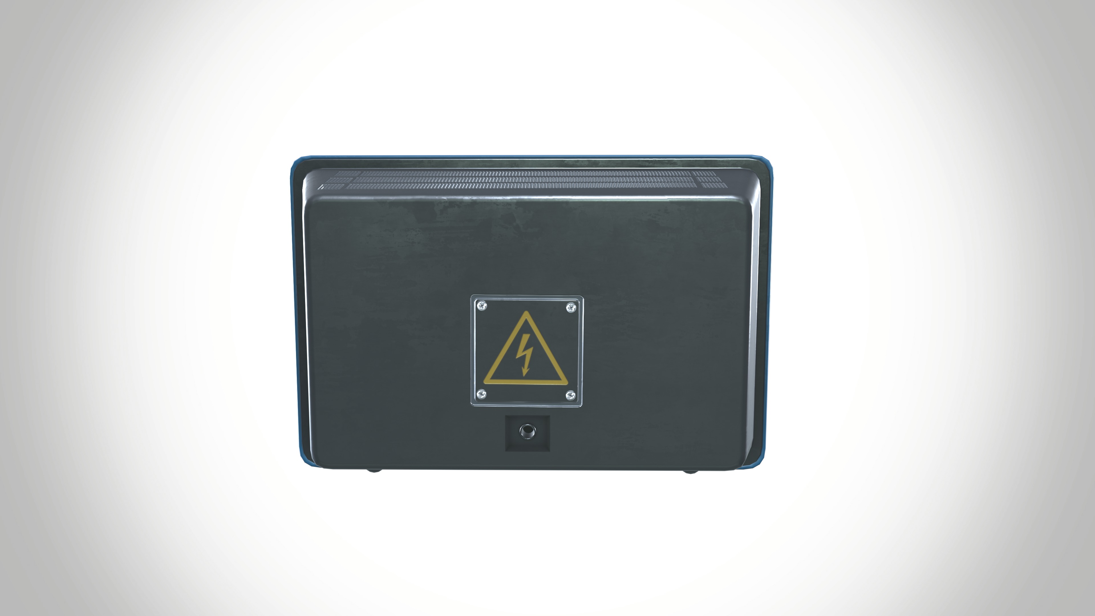 Retro Tv Low-poly 3D model_6