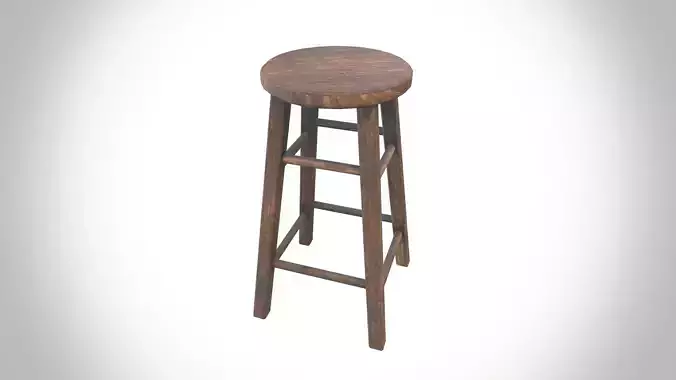 Wood Stool