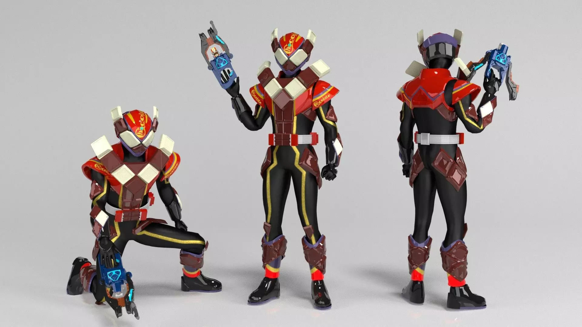 KAMEN RIDER VALEN 3D model_0