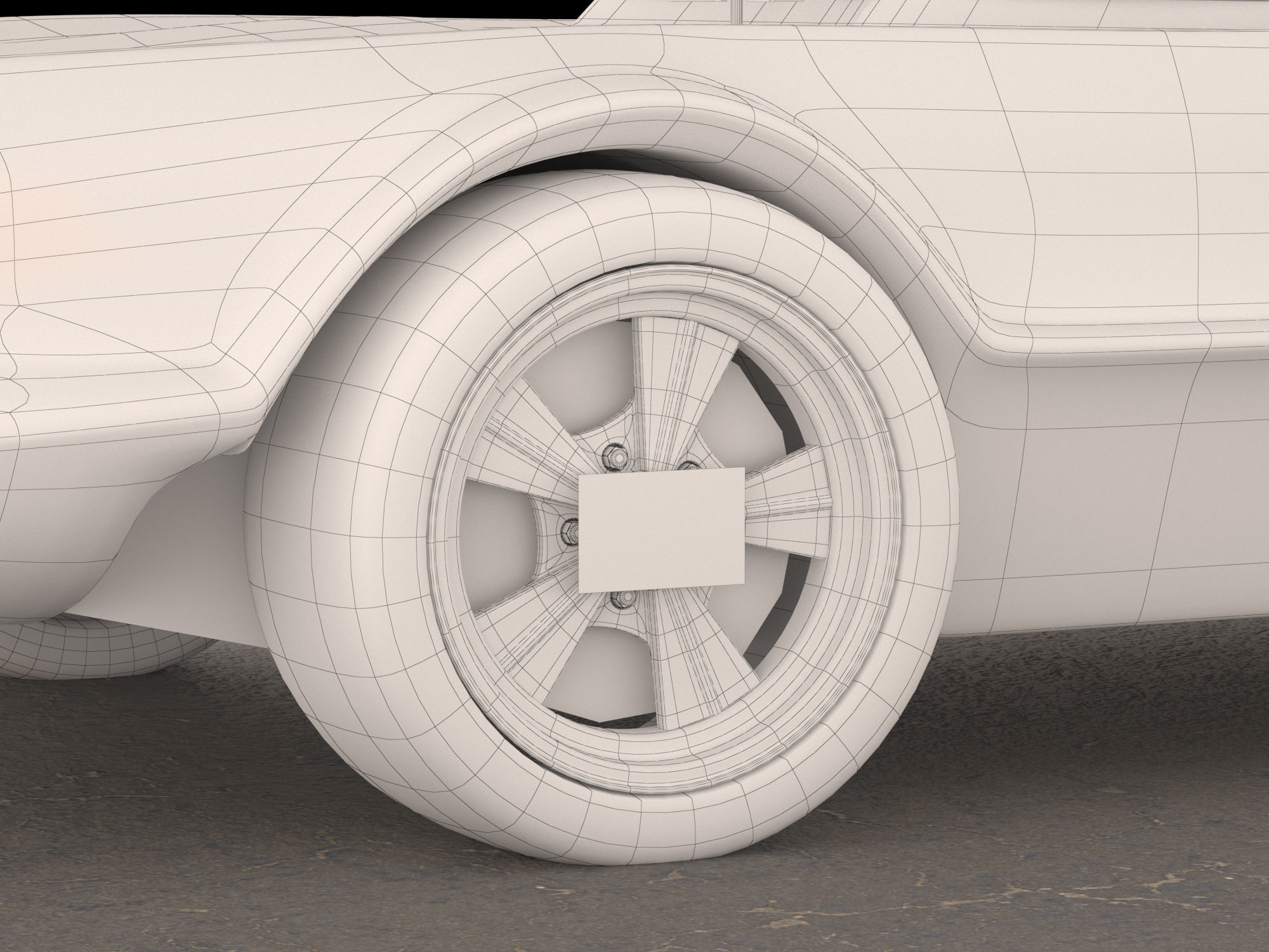 Batmobile 1966 3D model_12