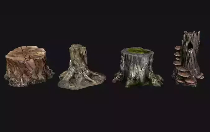 Tree Wood Nature 3D model