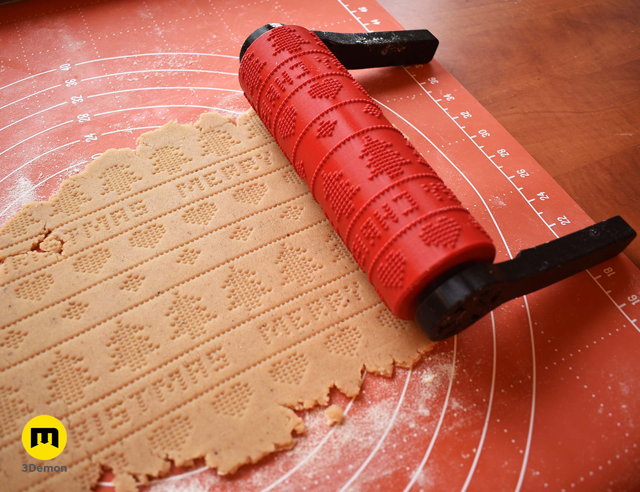 Christmas Texture Rollers Free 3D print model_16