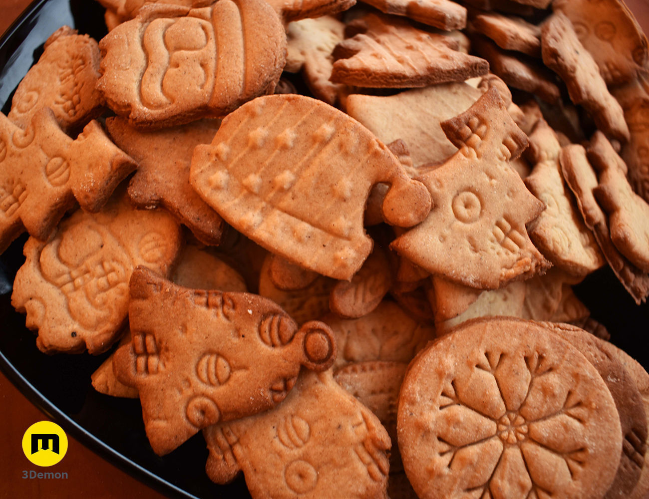 Christmas Texture Rollers Free 3D print model_15