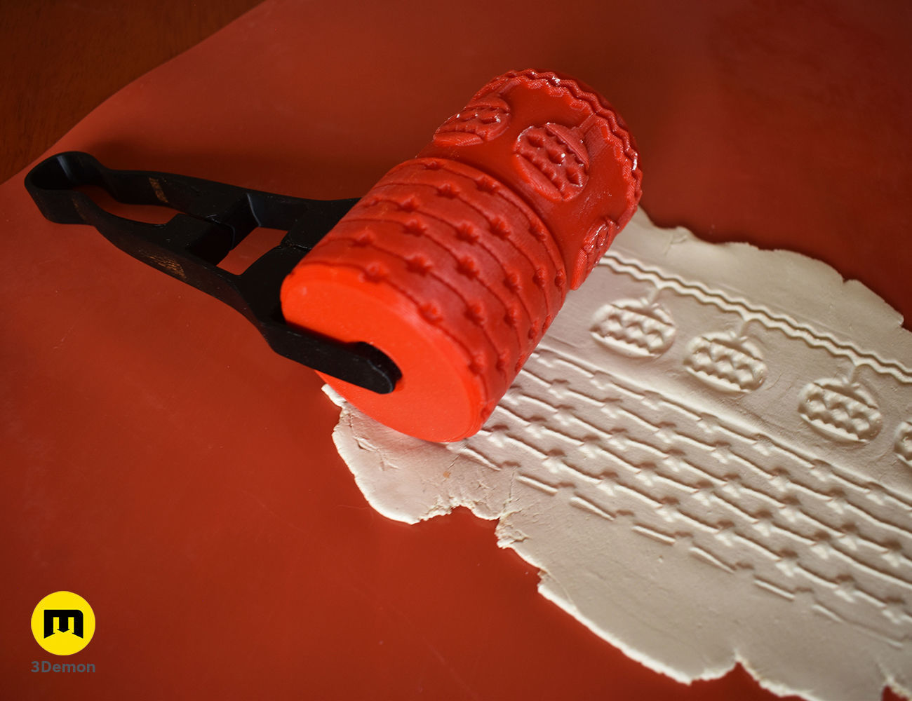 Christmas Texture Rollers Free 3D print model_10