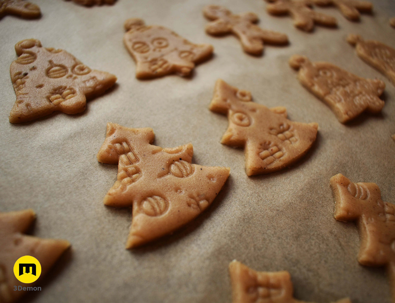 Christmas Texture Rollers Free 3D print model_7