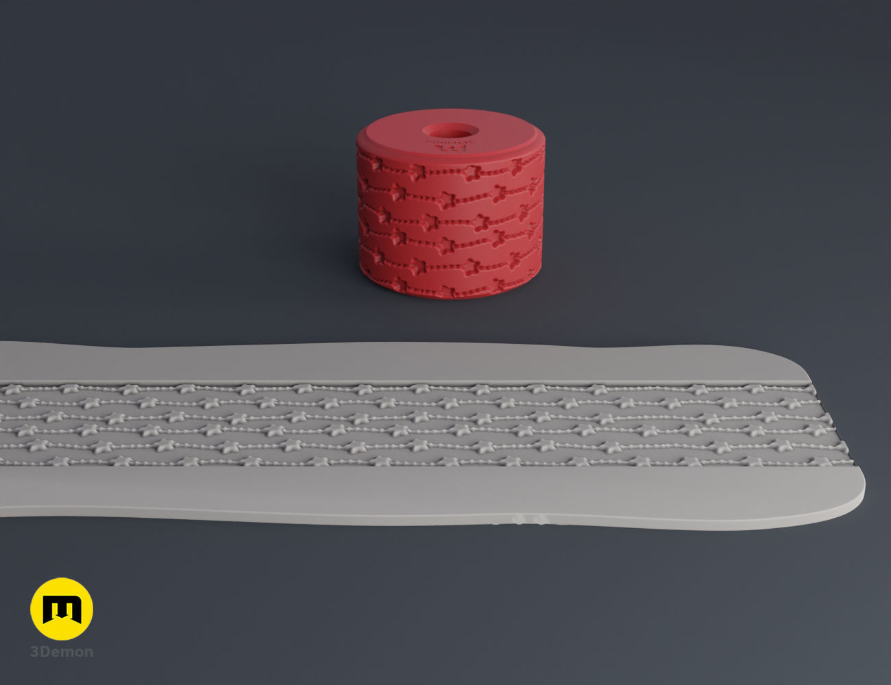Christmas Texture Rollers Free 3D print model_26