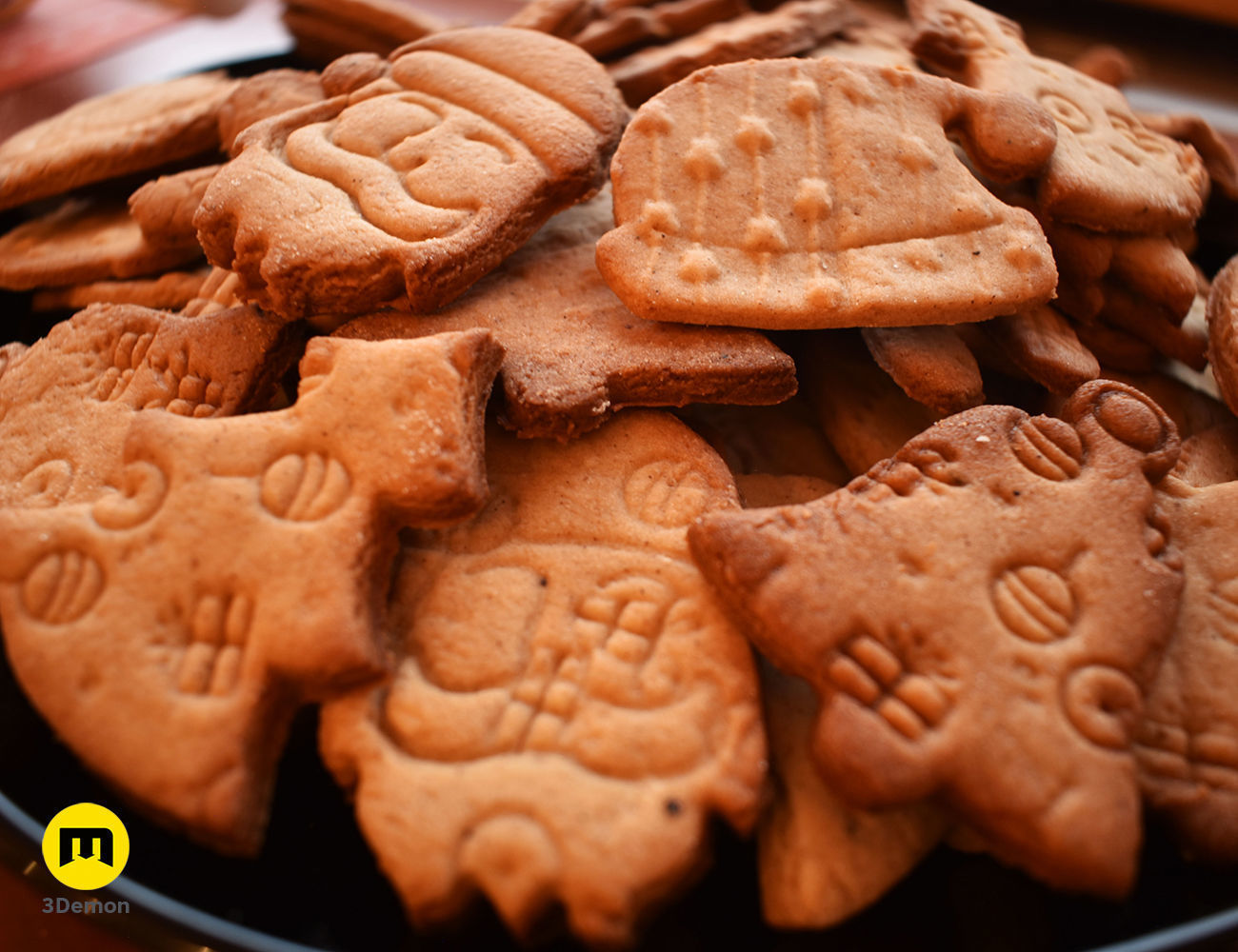 Christmas Texture Rollers Free 3D print model_2