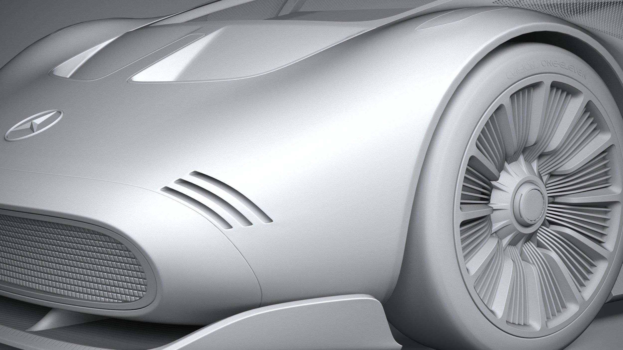 Mercedes-Benz Vision 111 Concept 2023 3D model_23