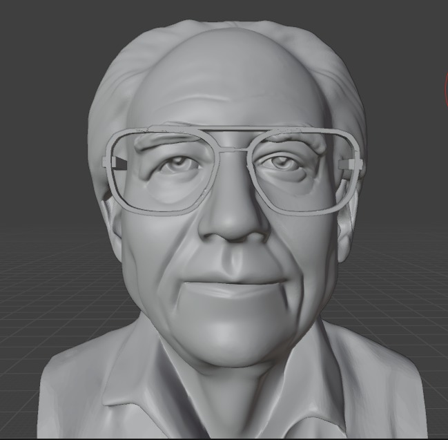 Jean Baudrillard 3D print model_1