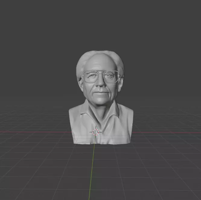 Jean Baudrillard 3D print model_0