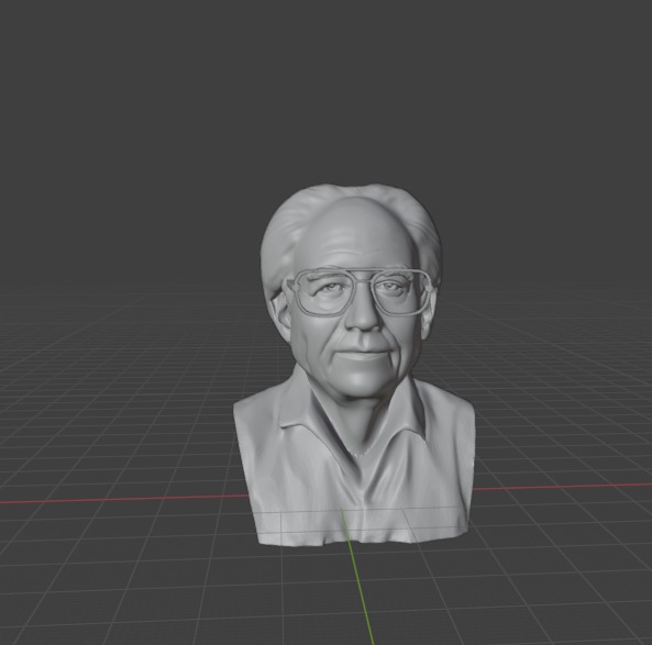 Jean Baudrillard 3D print model_2