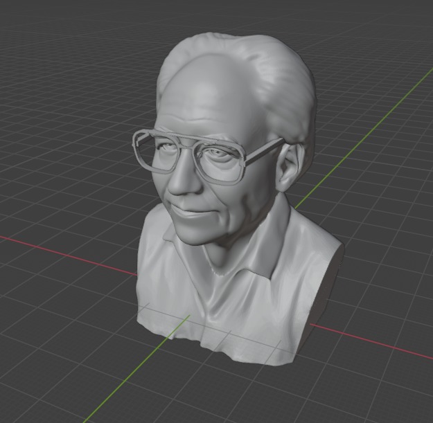 Jean Baudrillard 3D print model_9