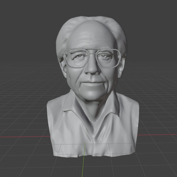 Jean Baudrillard 3D print model_8