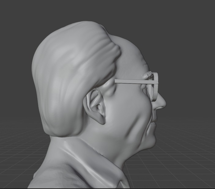 Jean Baudrillard 3D print model_4