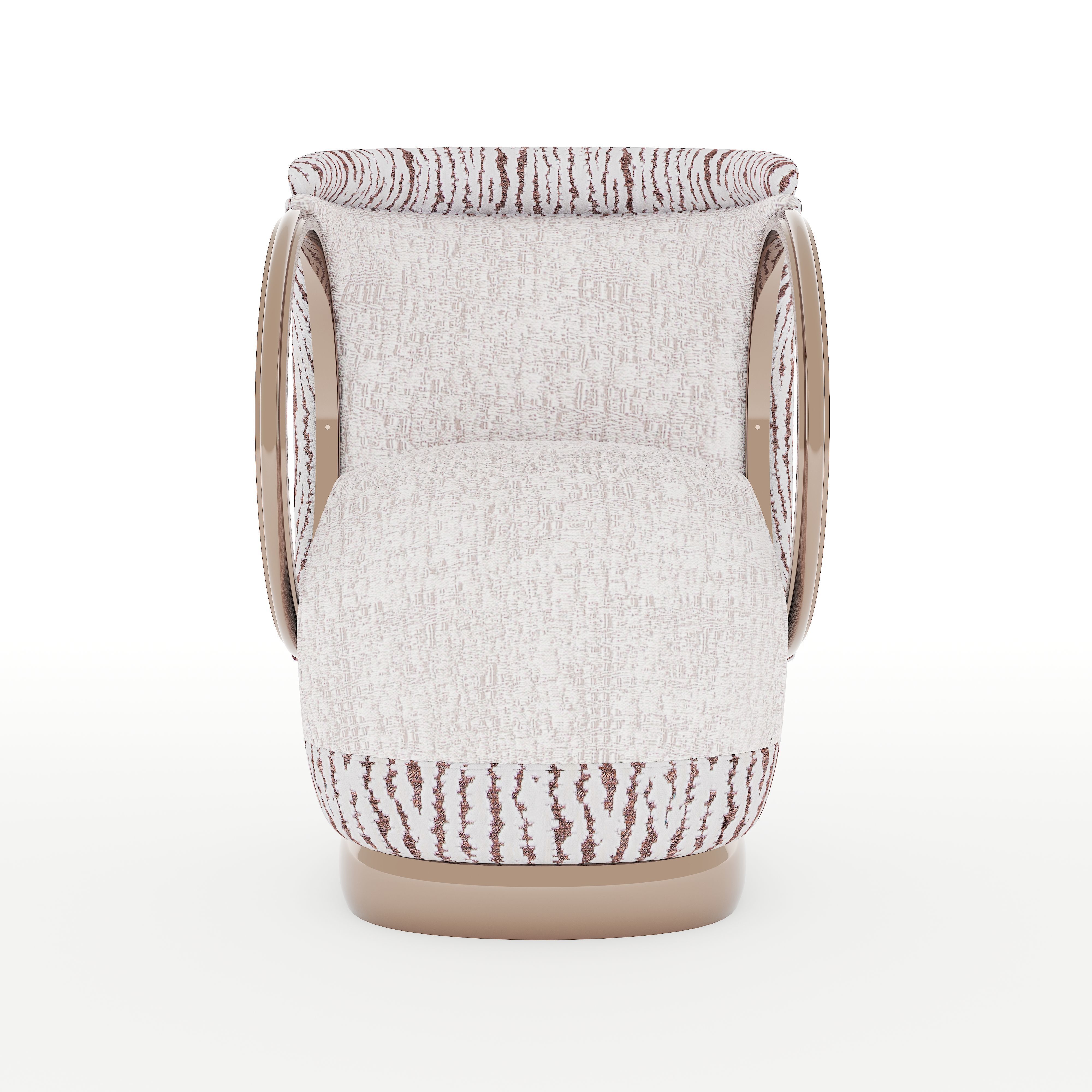 Ring Chair Low-poly 3D model_6