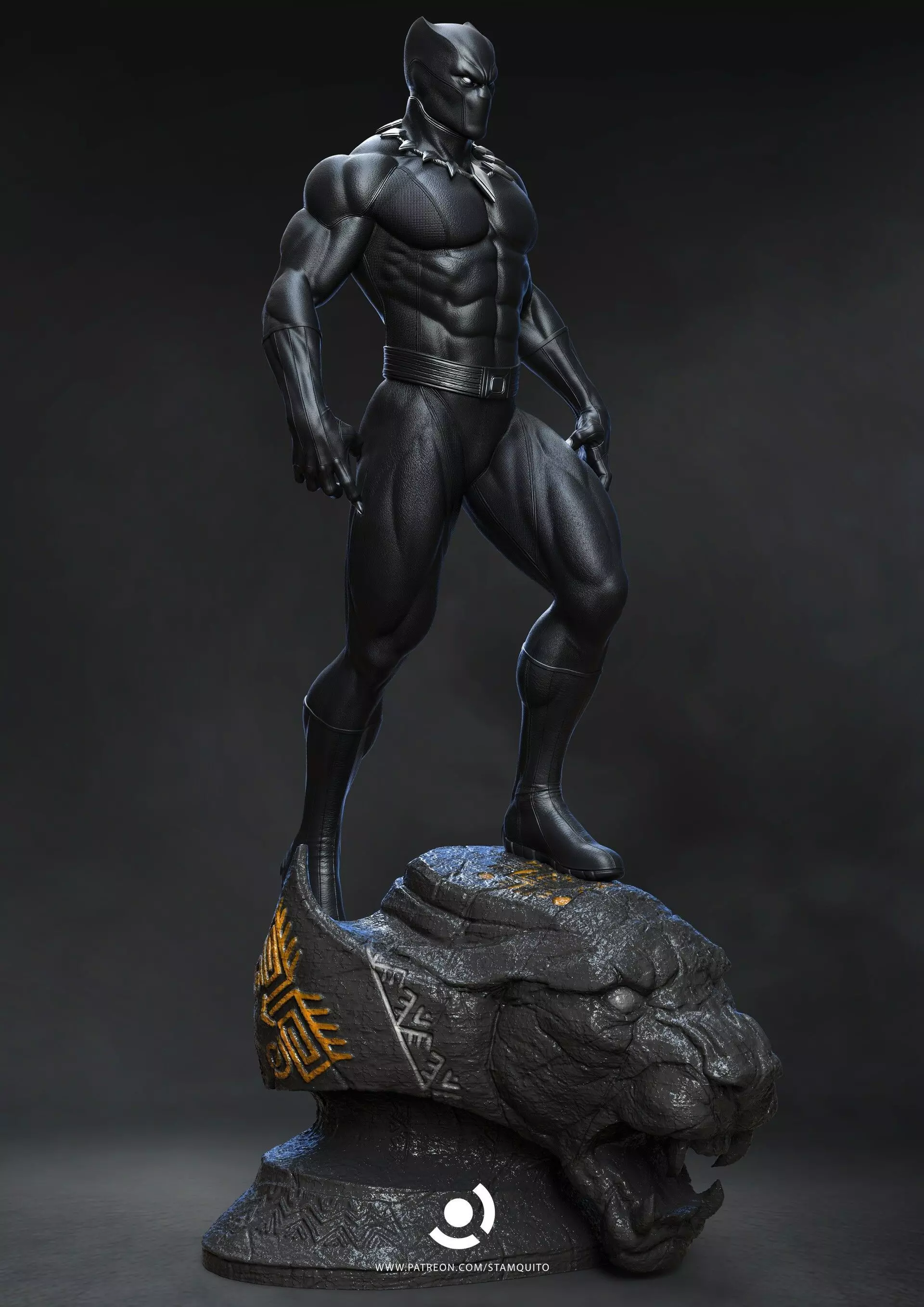 Black Panther 3D print model_0