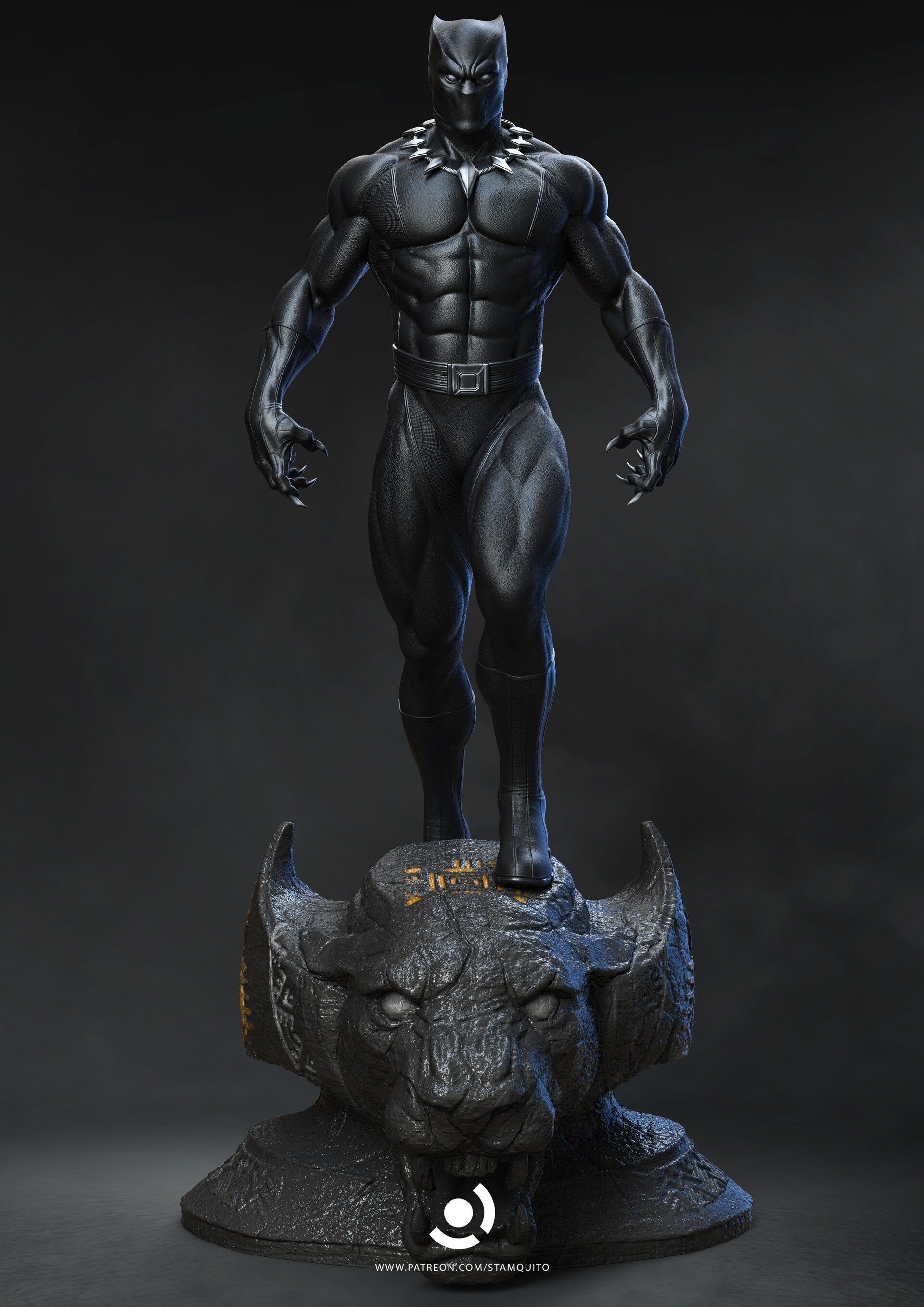 Black Panther 3D print model_2