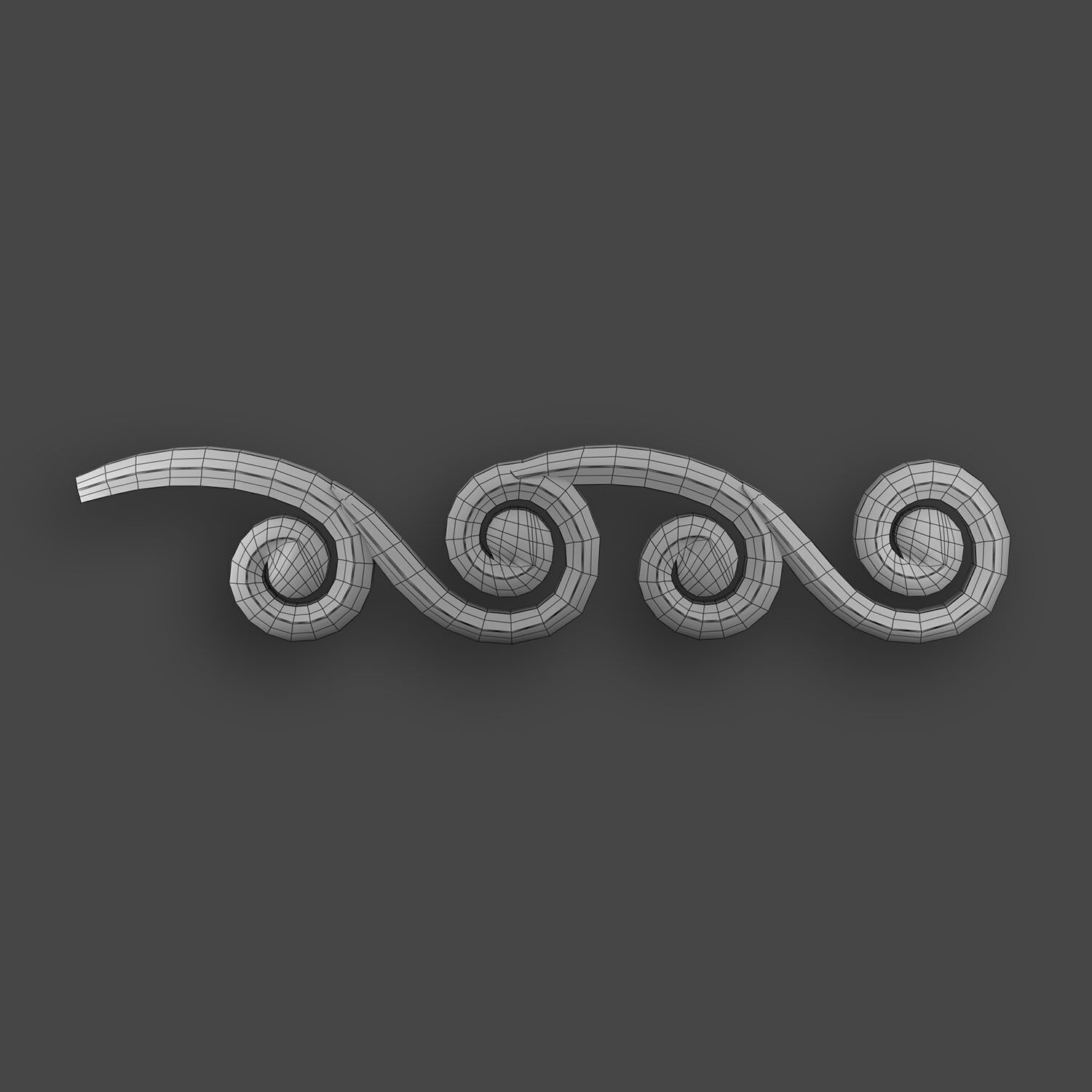5 Borders Ornamental Pack 1 3D model_23